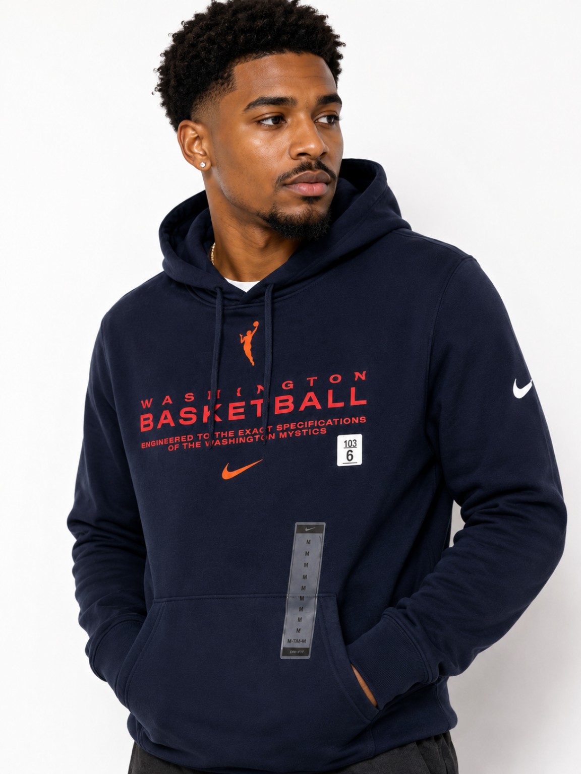 Washington Basketball navy hoodie